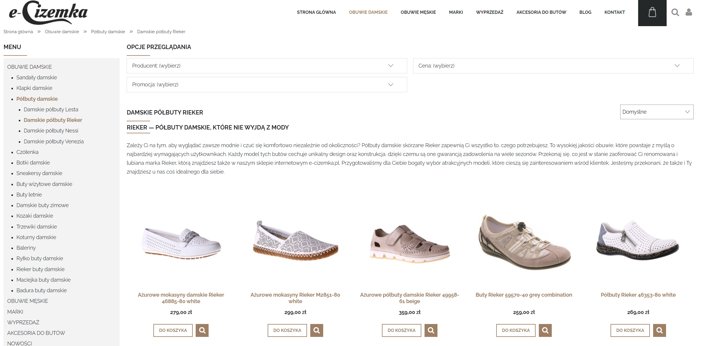 Dlaczego Rieker półbuty damskie to idealny wybór na co dzień?