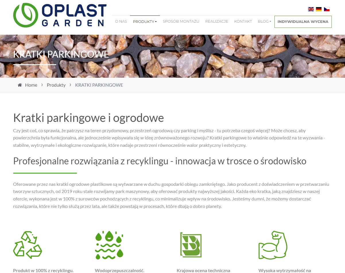 Kratki parkingowe z tworzywa czy z betonu? Różnice użytkowe i montażowe