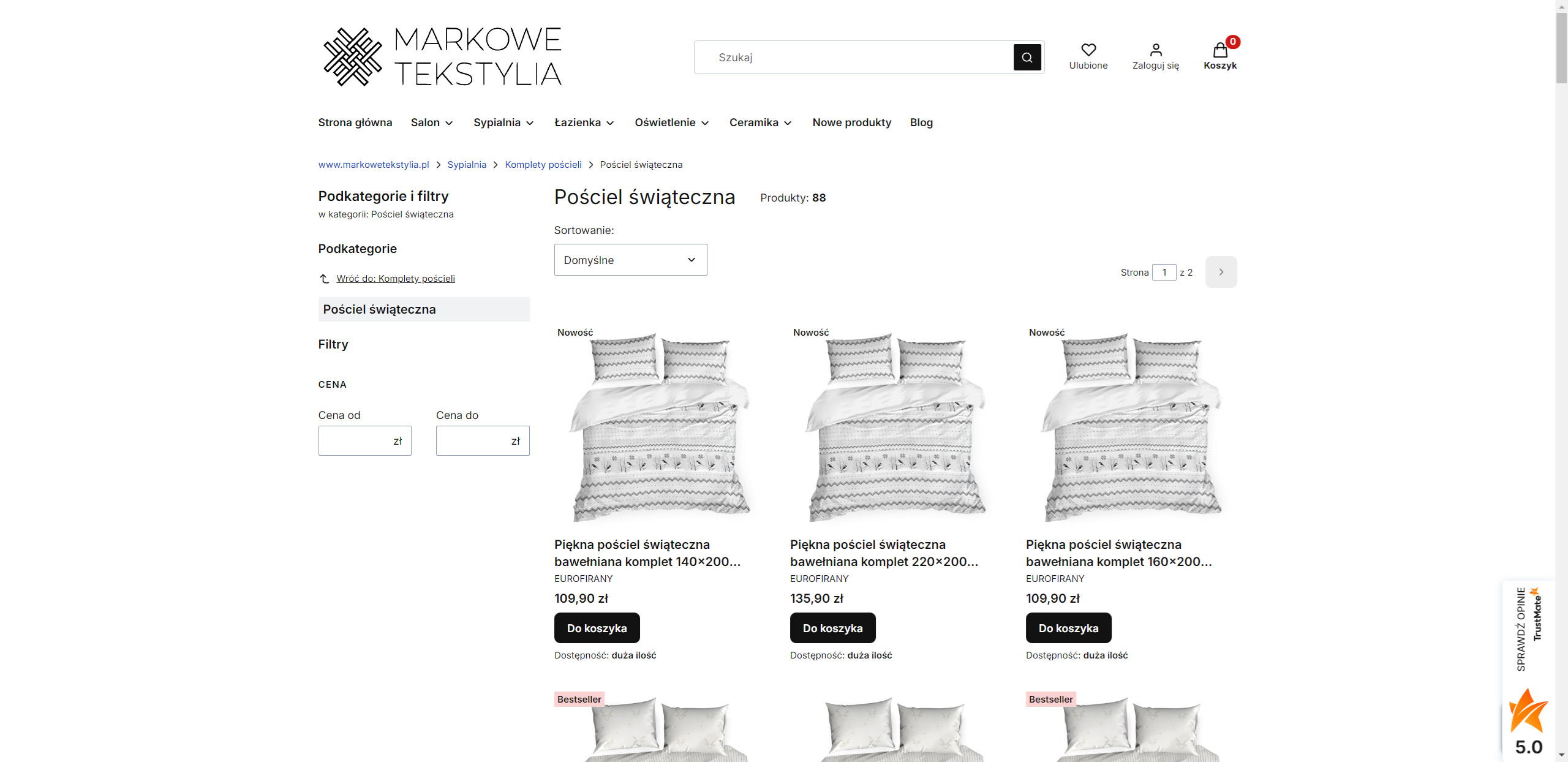 Pościel świąteczna jako element budowania świątecznych tradycji